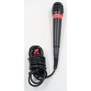 Singstar Playstation Wired Black & Red Microphones x 1